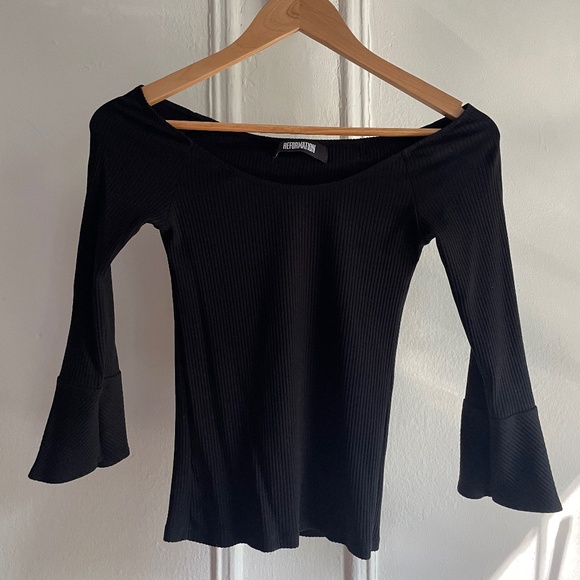 Reformation Tops - Reformation Black Top Size XS